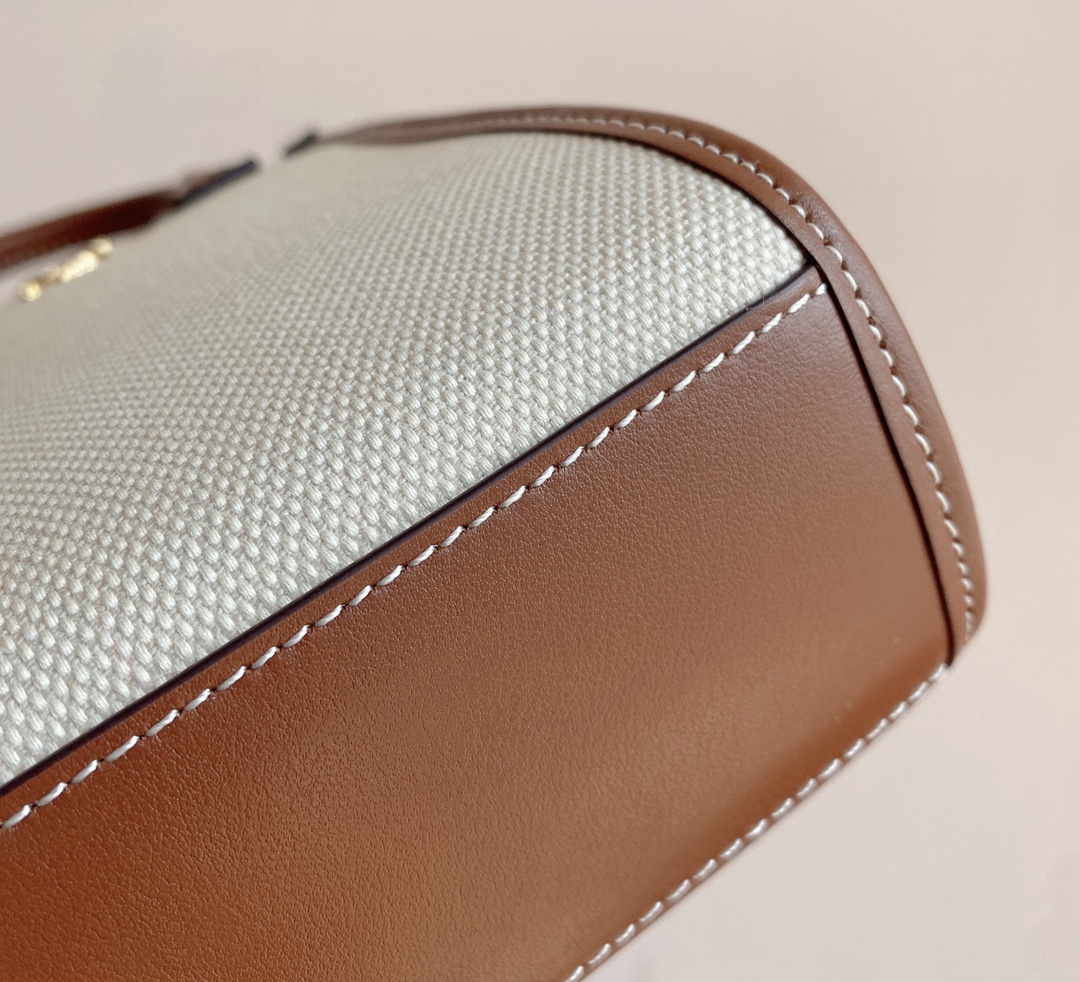 [TOP] BURBERRY Frances Tote Bags - White and Brown