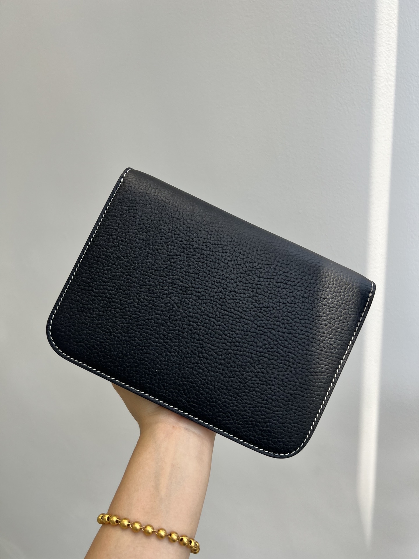 [TOP] BURBERRY Small Lychee leather TB Collection Bag - Black