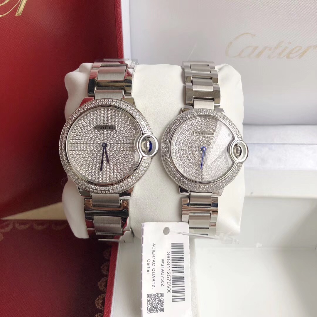 [TOP] Cartier Blue Balloon Starry Sky Watches 33/36mm - 2 Sizes