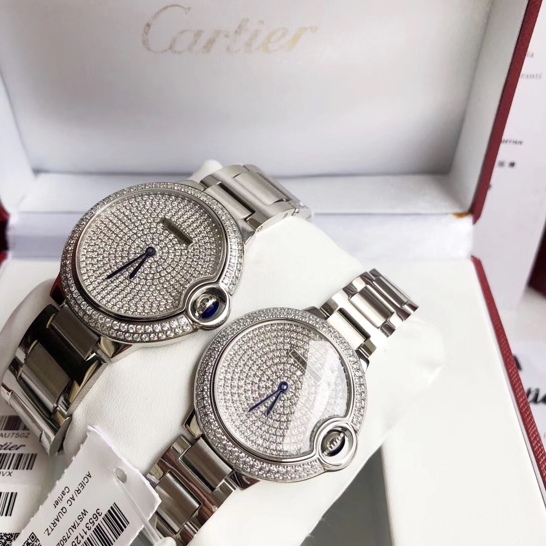 [TOP] Cartier Blue Balloon Starry Sky Watches 33/36mm - 2 Sizes