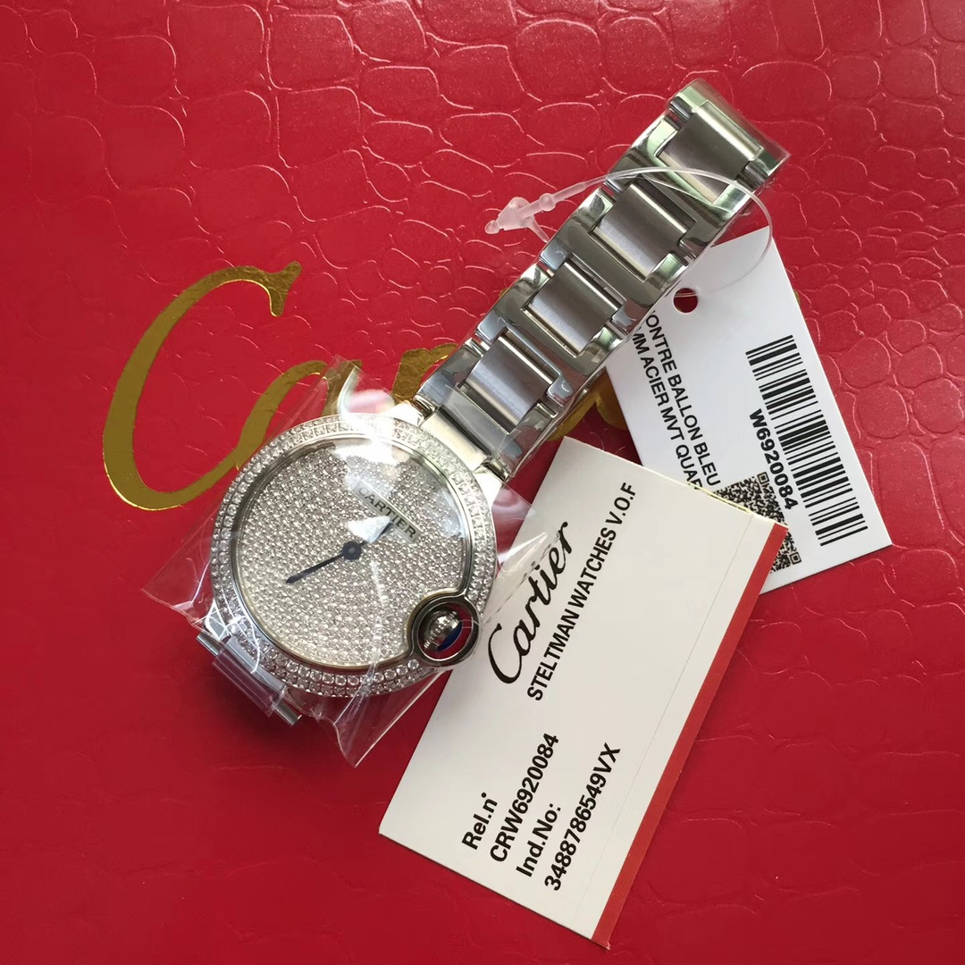 [TOP] Cartier Blue Balloon Starry Sky Watches 33/36mm - 2 Sizes