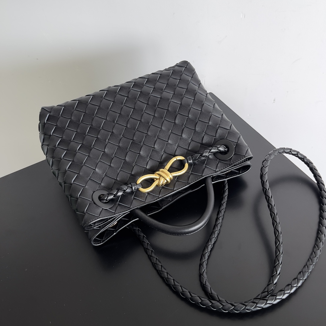 [TOP] Bottega Veneta BV Andiamo Bag 25 x 22 x 10.5 cm - Black
