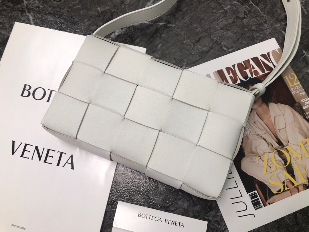 [TOP] Bottega Veneta BV Cassette Bags Classic - White