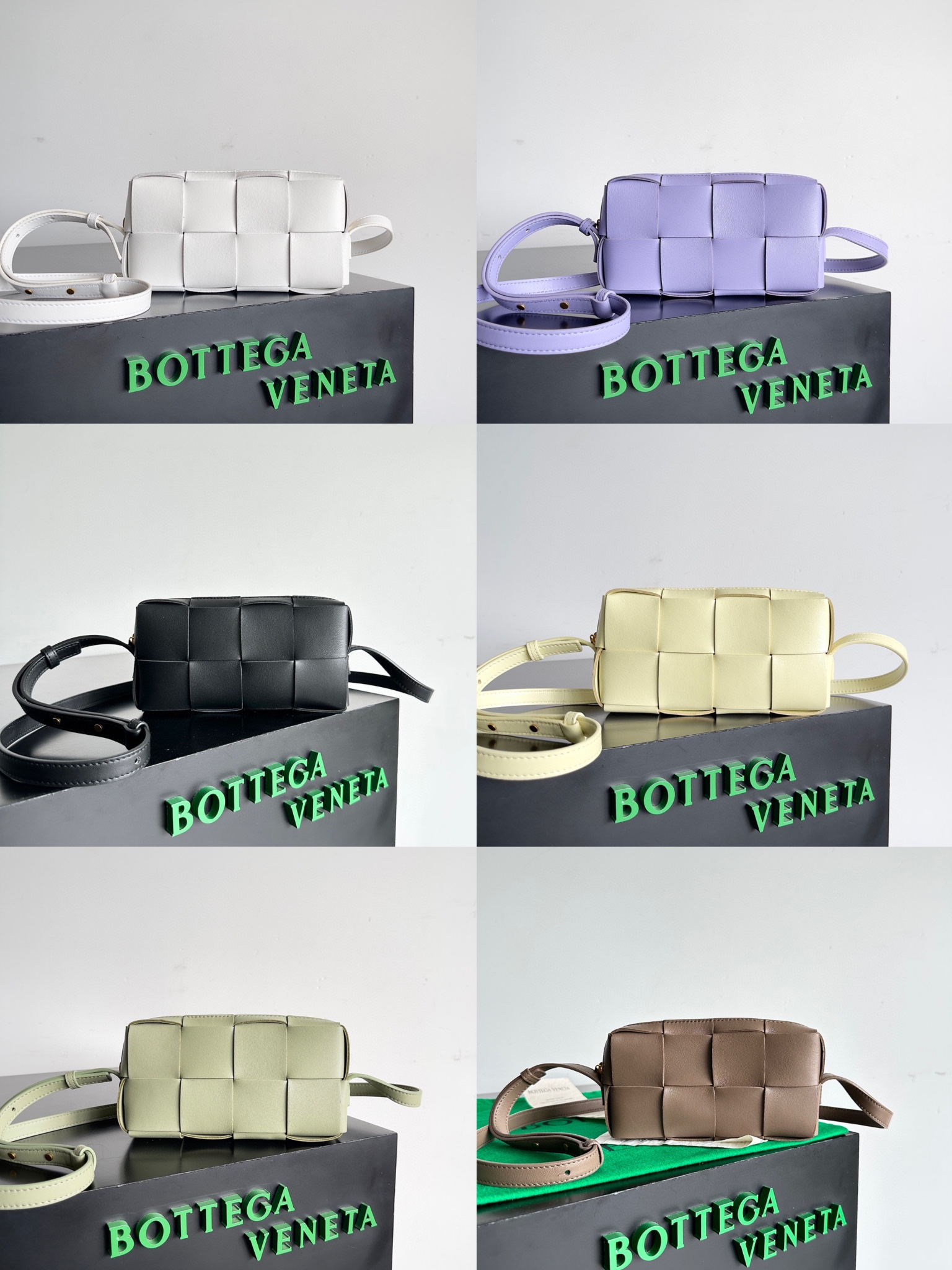 [TOP] Bottega Veneta BV Brick Cassette Bags - 6 Colors