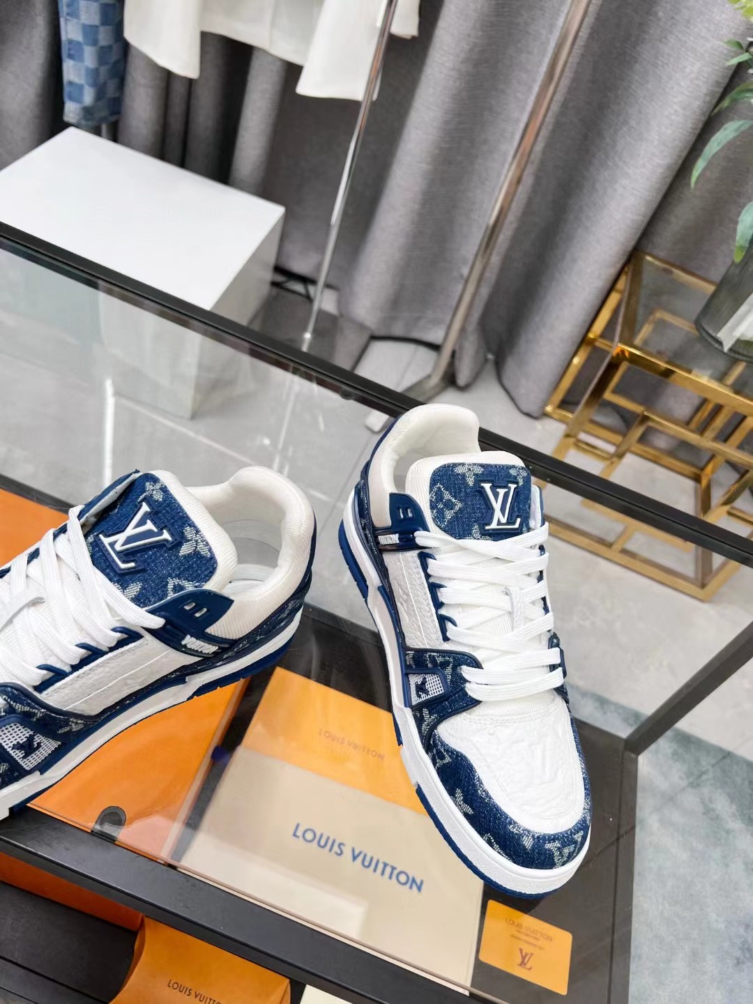 [TOP] Louis Vuitton LV L*V Sneakers - Blue