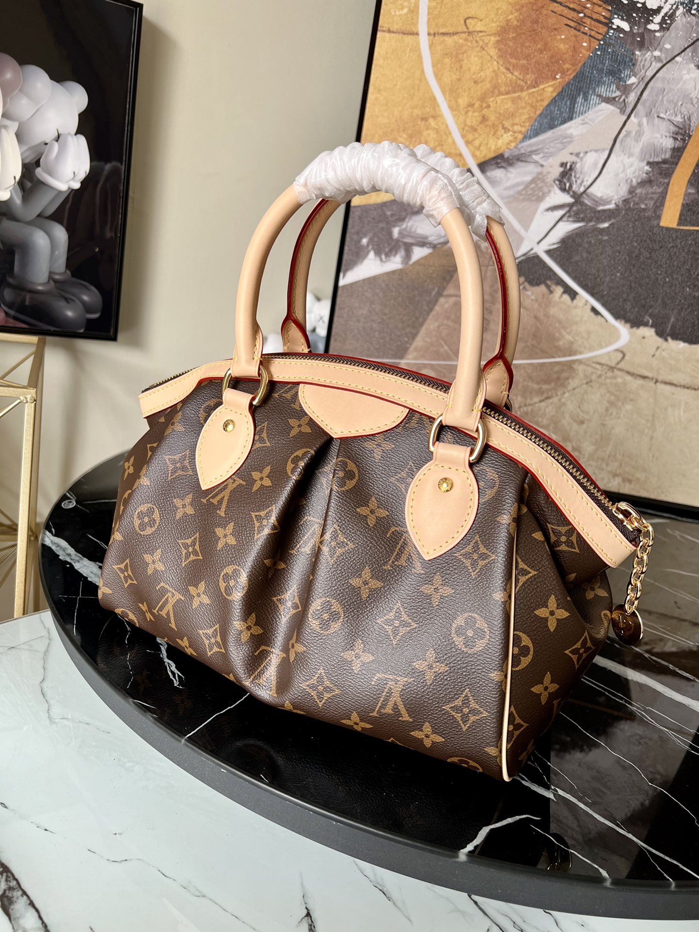 [TOP] Louis Vuitton LV Canvas Tivoli Bags 36.0 x 21.0 x 16.0 cm- Monogram