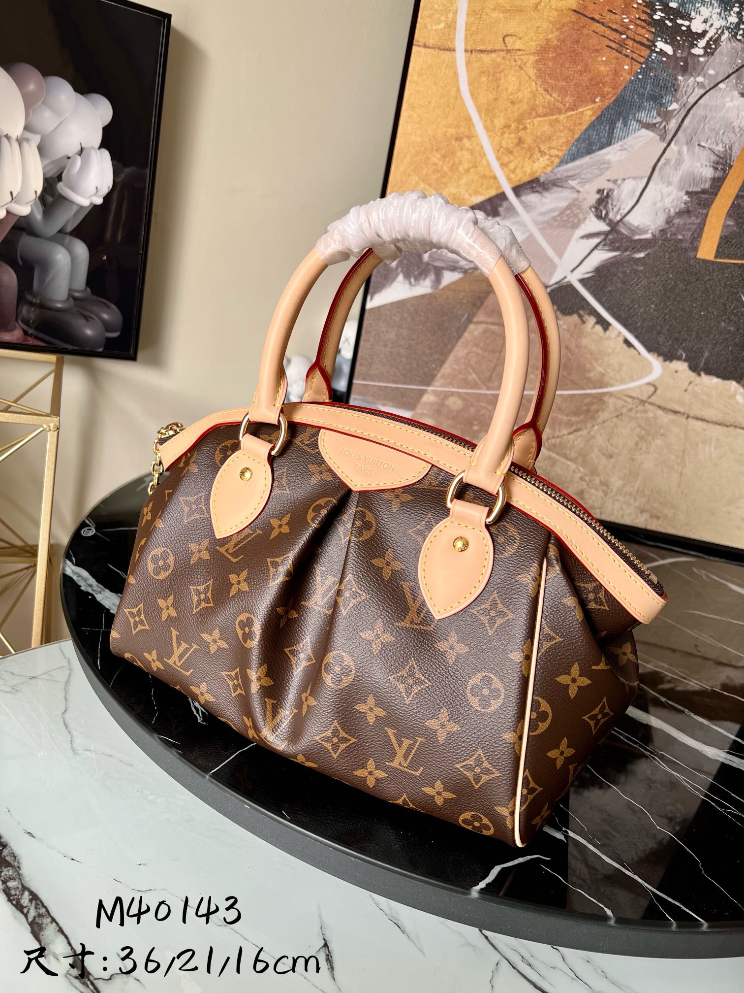 [TOP] Louis Vuitton LV Canvas Tivoli Bags 36.0 x 21.0 x 16.0 cm- Monogram