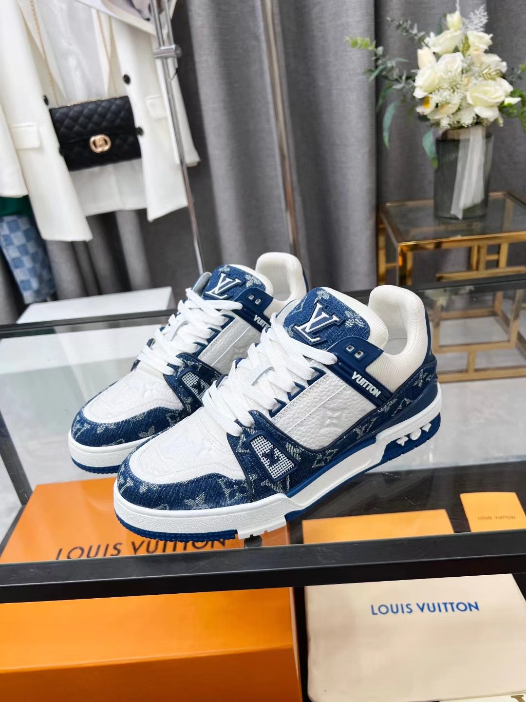 [TOP] Louis Vuitton LV L*V Sneakers - Blue
