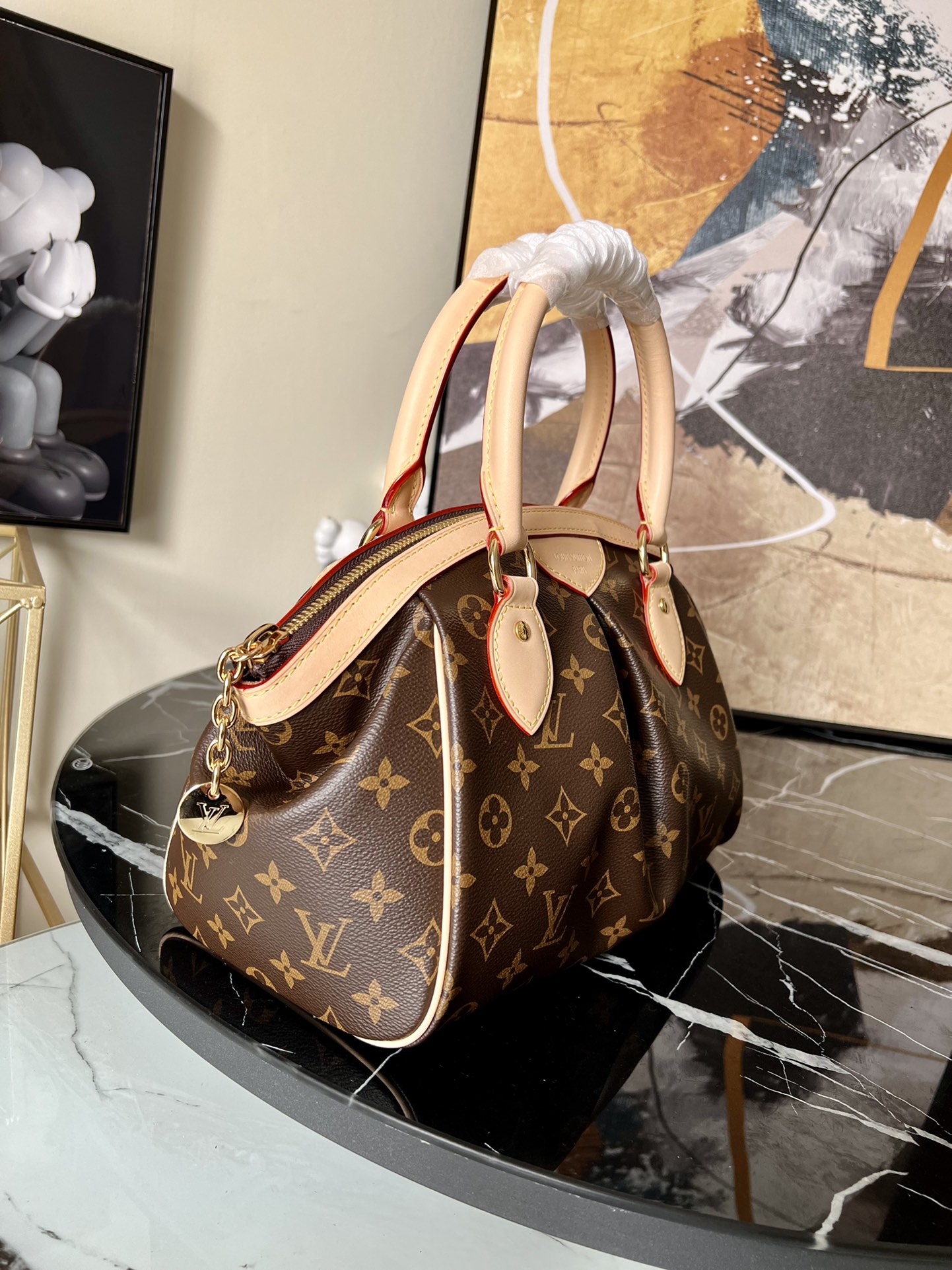[TOP] Louis Vuitton LV Canvas Tivoli Bags 36.0 x 21.0 x 16.0 cm- Monogram