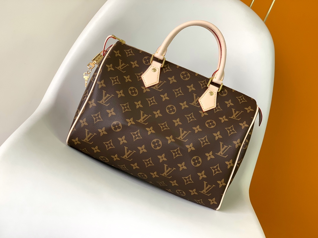 [TOP] Louis Vuitton LV Speedy 30 Bag 30 x 21 x 17 cm - Monogram