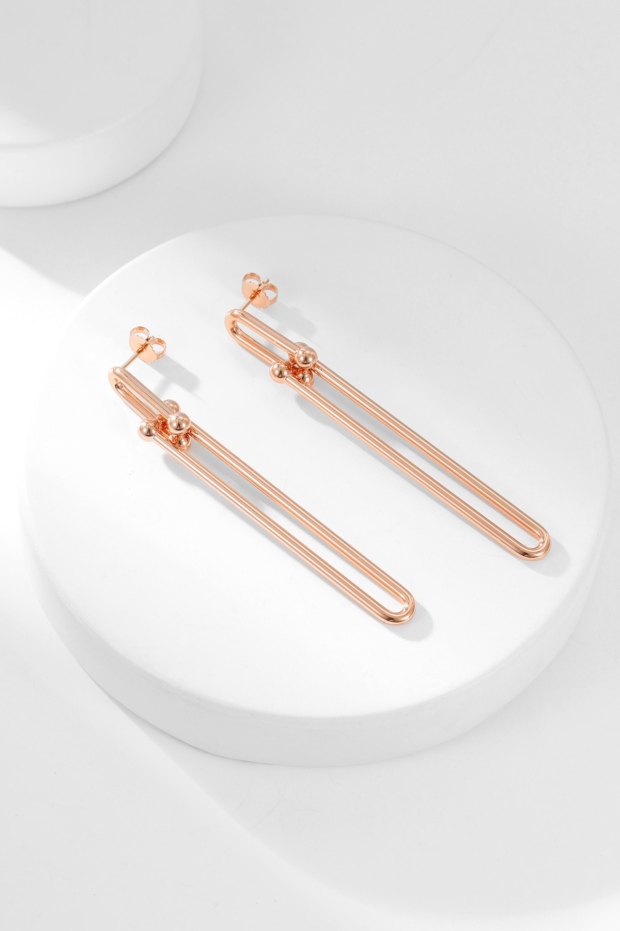 [TOP] Tiffany & Co. Long Glossy Earrings - 2 Colors