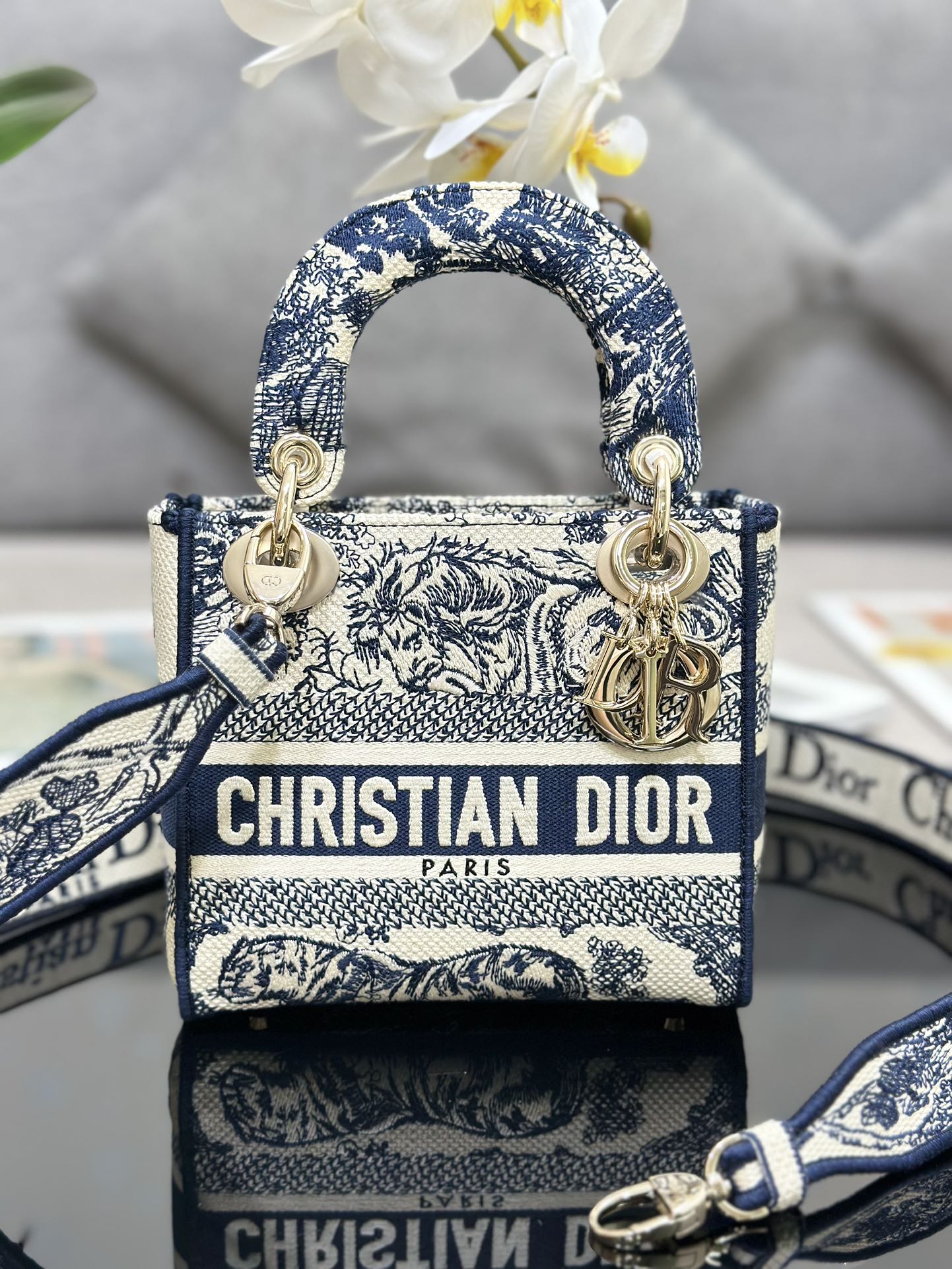 [TOP] Christian Dior Lady Christian D-Lite Bag 17 x 15 x 7 CM/ 24 x 20 x 11 CM - 27 Colors
