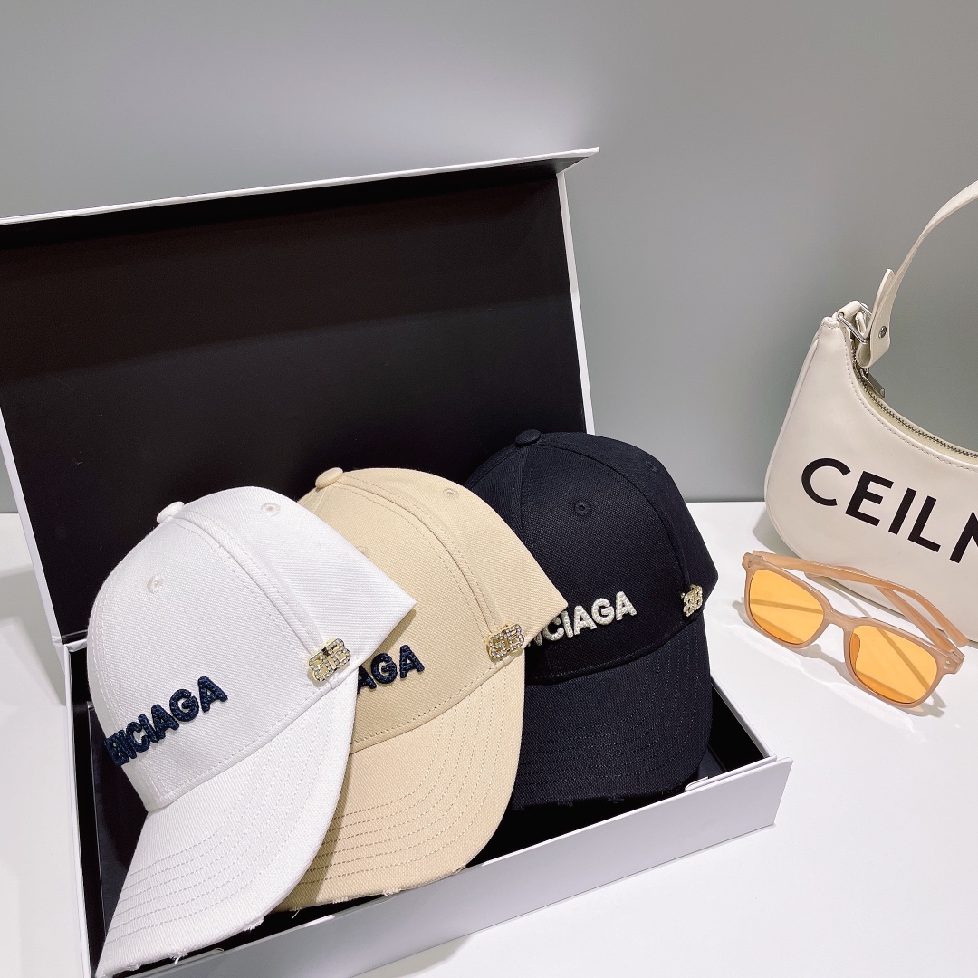 [TOP] BALENCIAGA Baseball Cap - 6 Colors