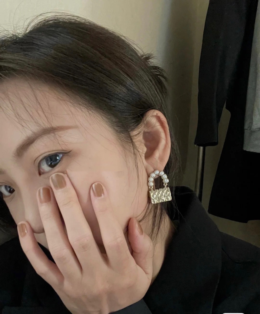 [TOP] CHANEL Double C Bag Earrings