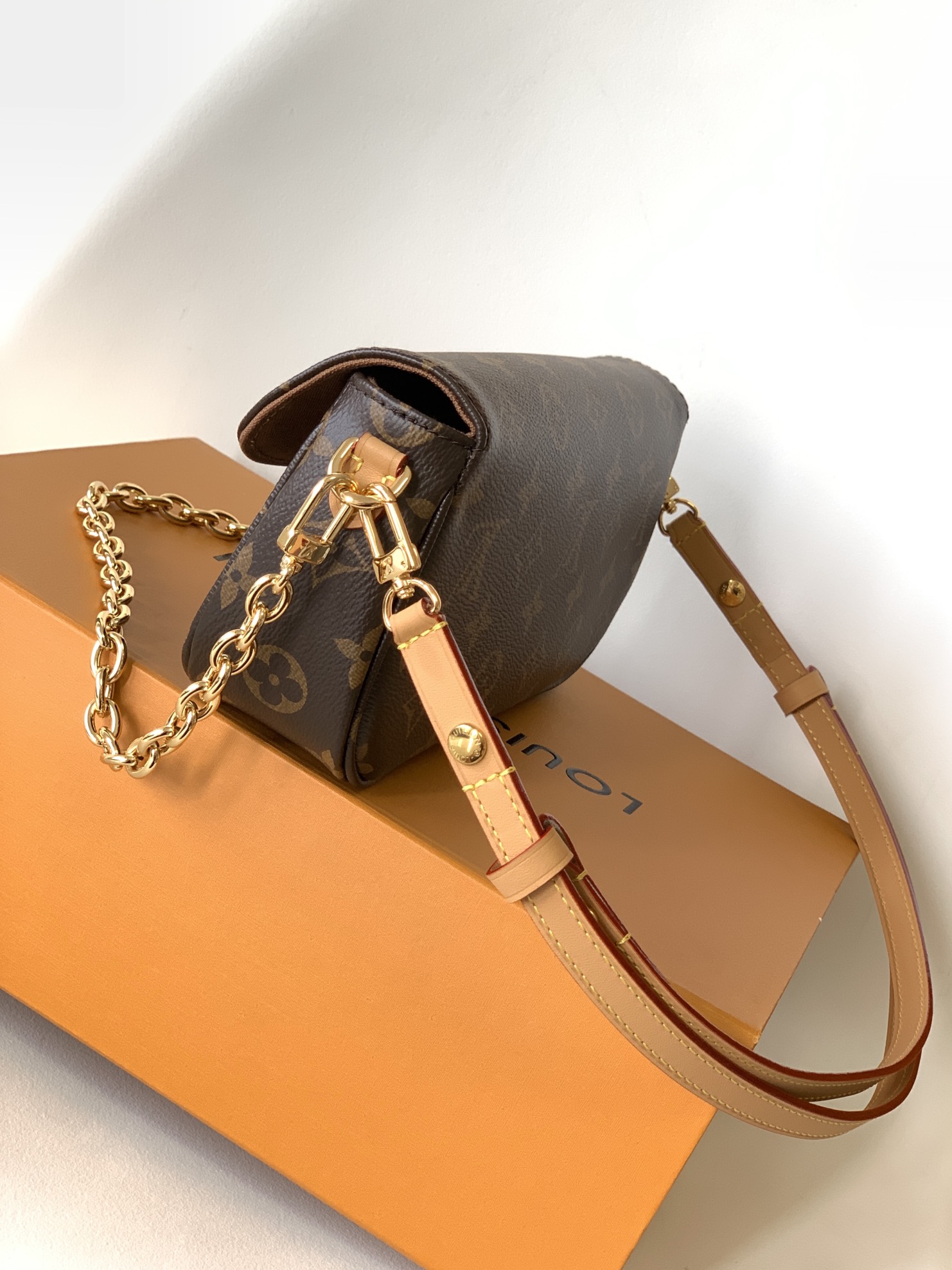 [TOP] Louis Vuitton LV Sac Recoleta Monogram Canvas Wallet 23.5 x 12 x 4.3 cm- Brown