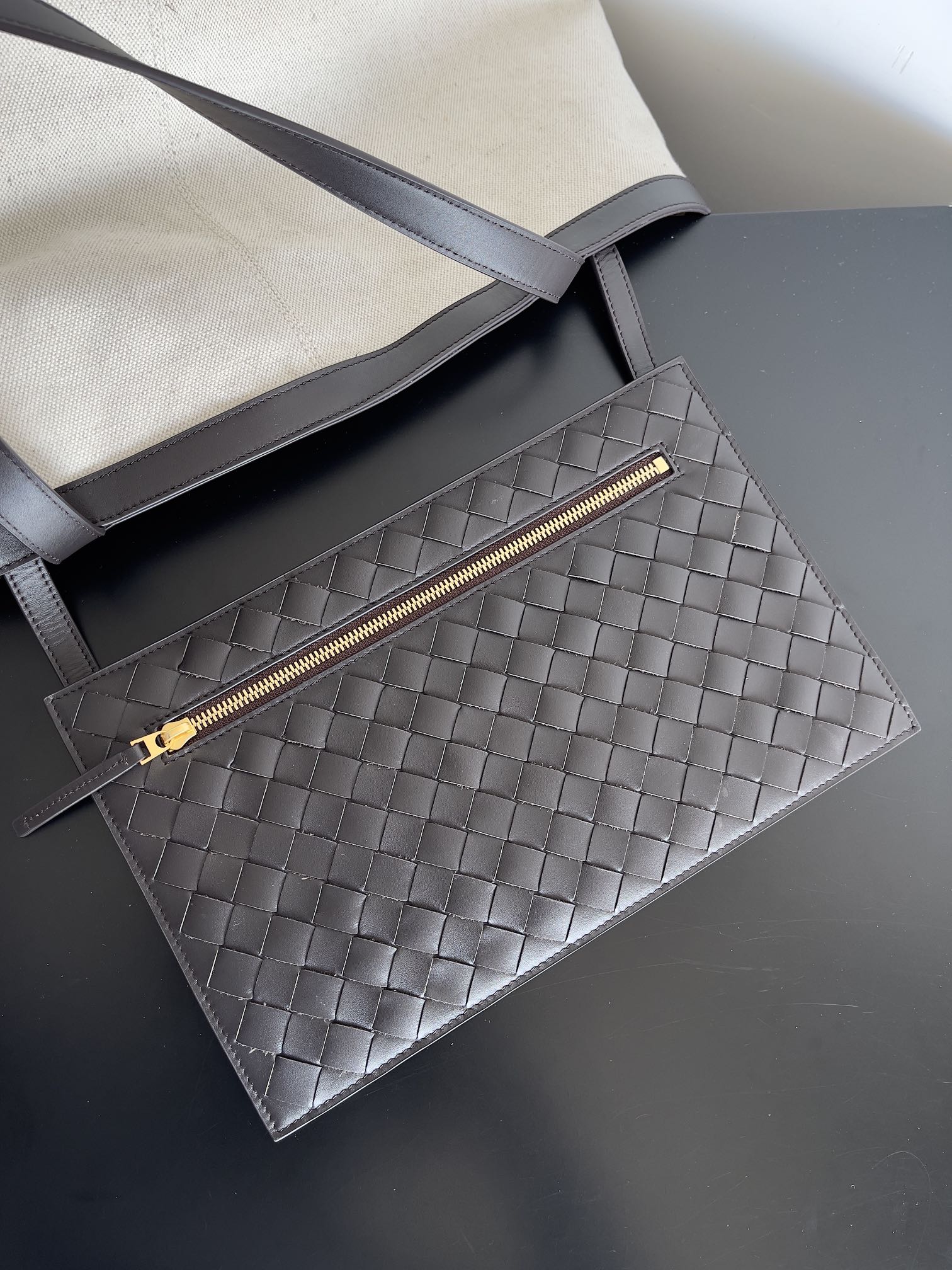 [TOP] Bottega Veneta BV Flip Flap Tote Bag