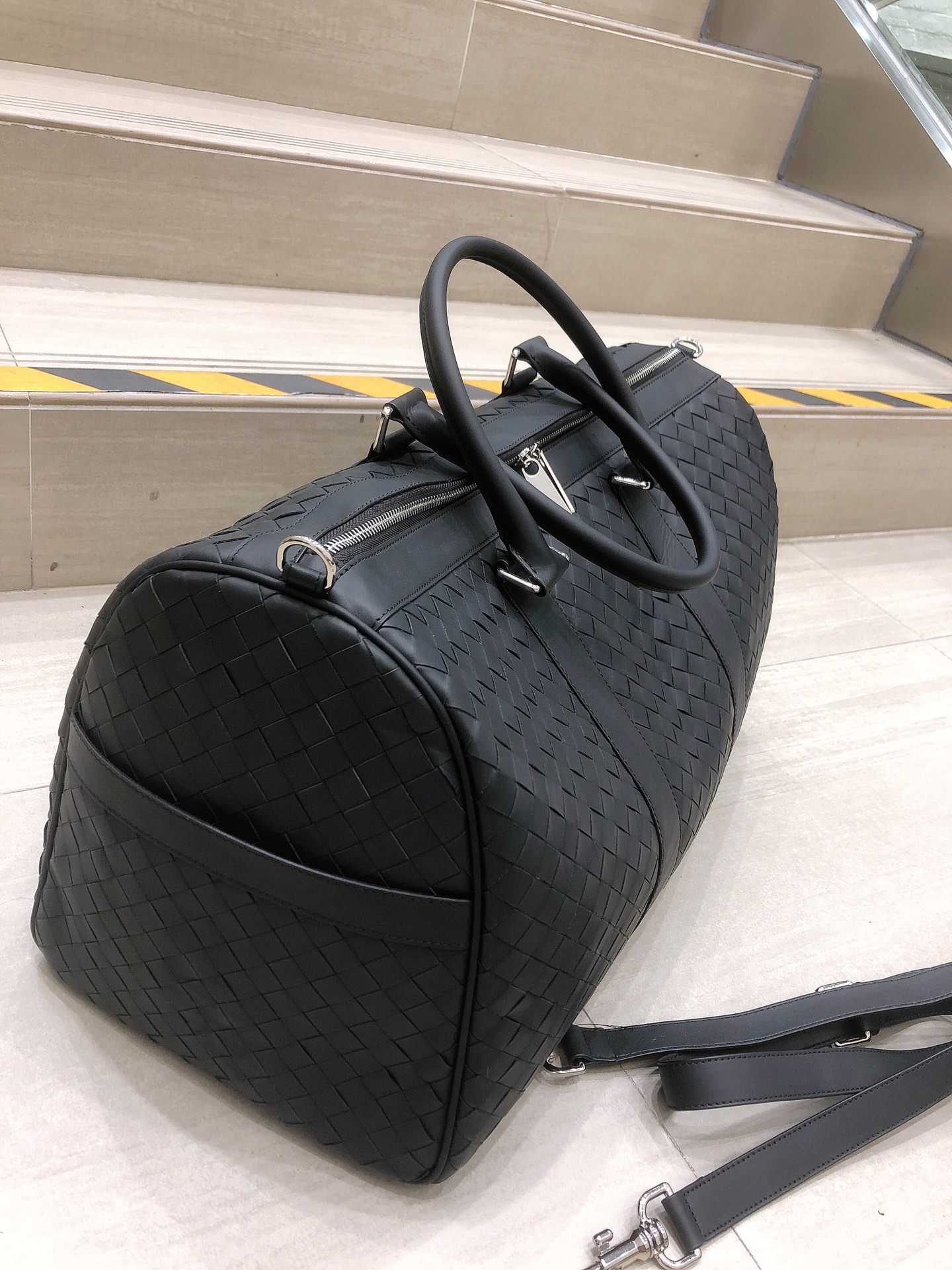 [TOP] Bottega Veneta BV Travel Bag - Black