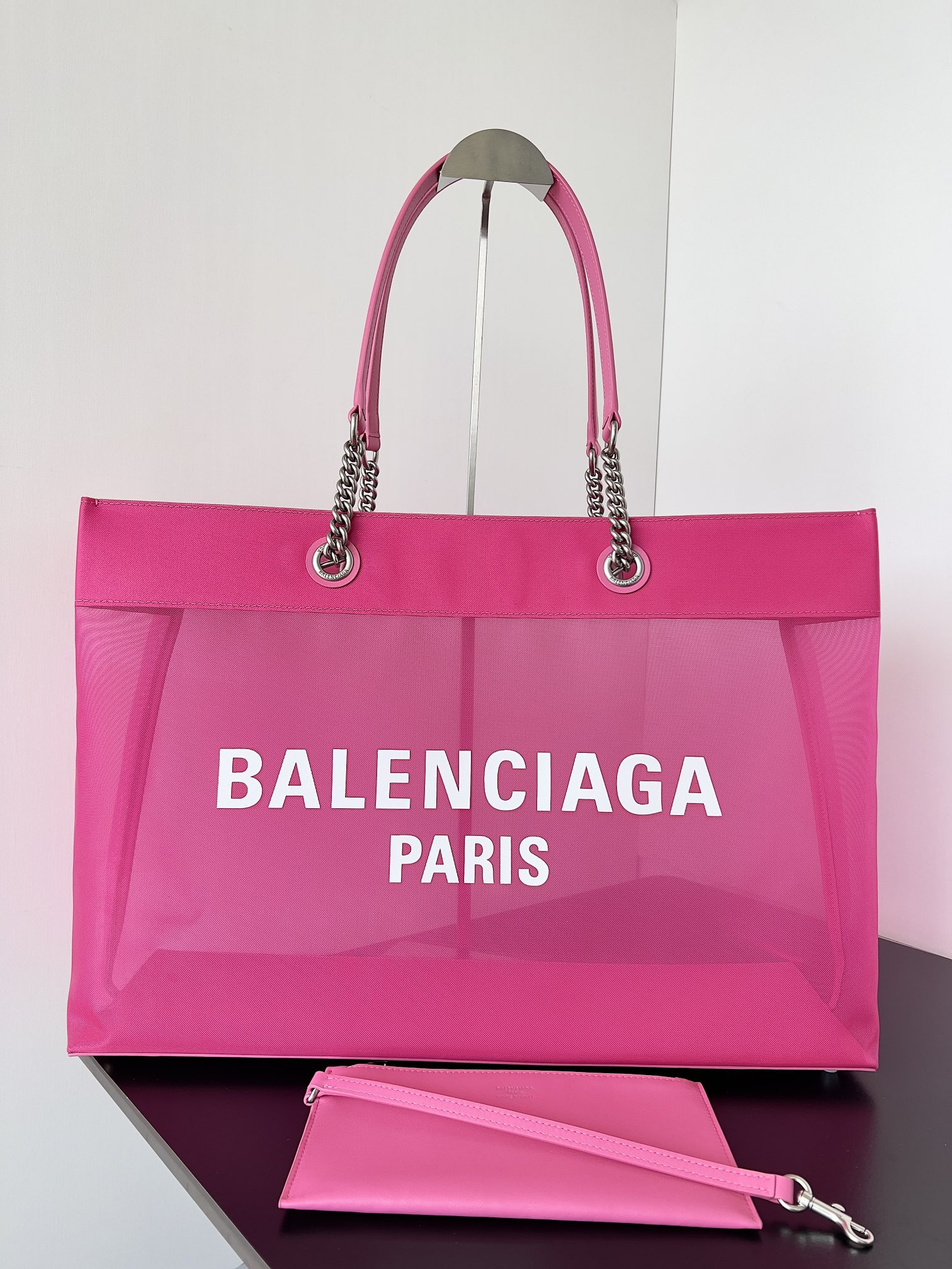 [TOP] BALENCIAGA Tote Bag 47.0 x 33.0 x 16.0 cm - Rose Red