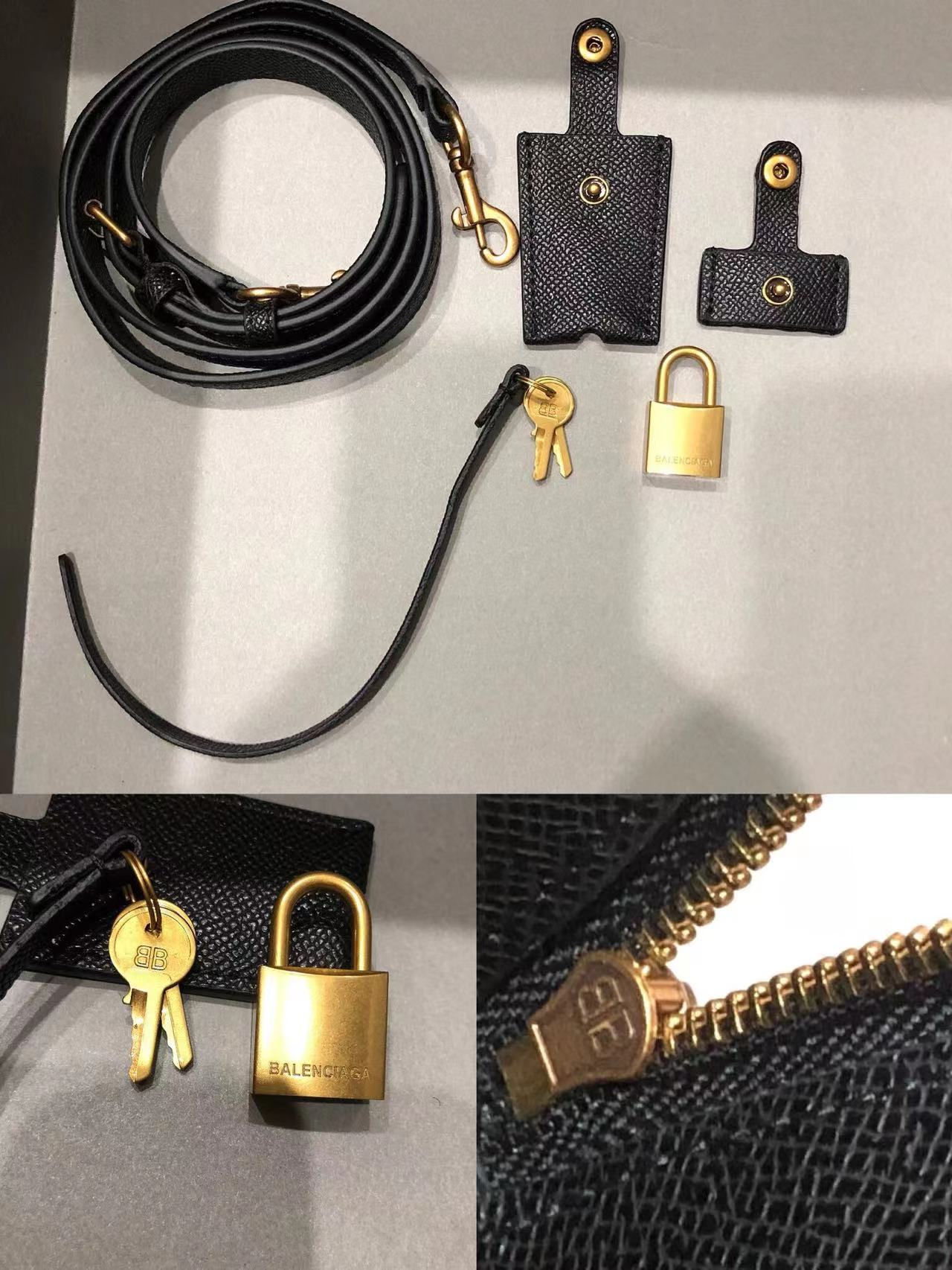 [TOP] BALENCIAGA Ville Handbag Small 26-12-22cm - Black