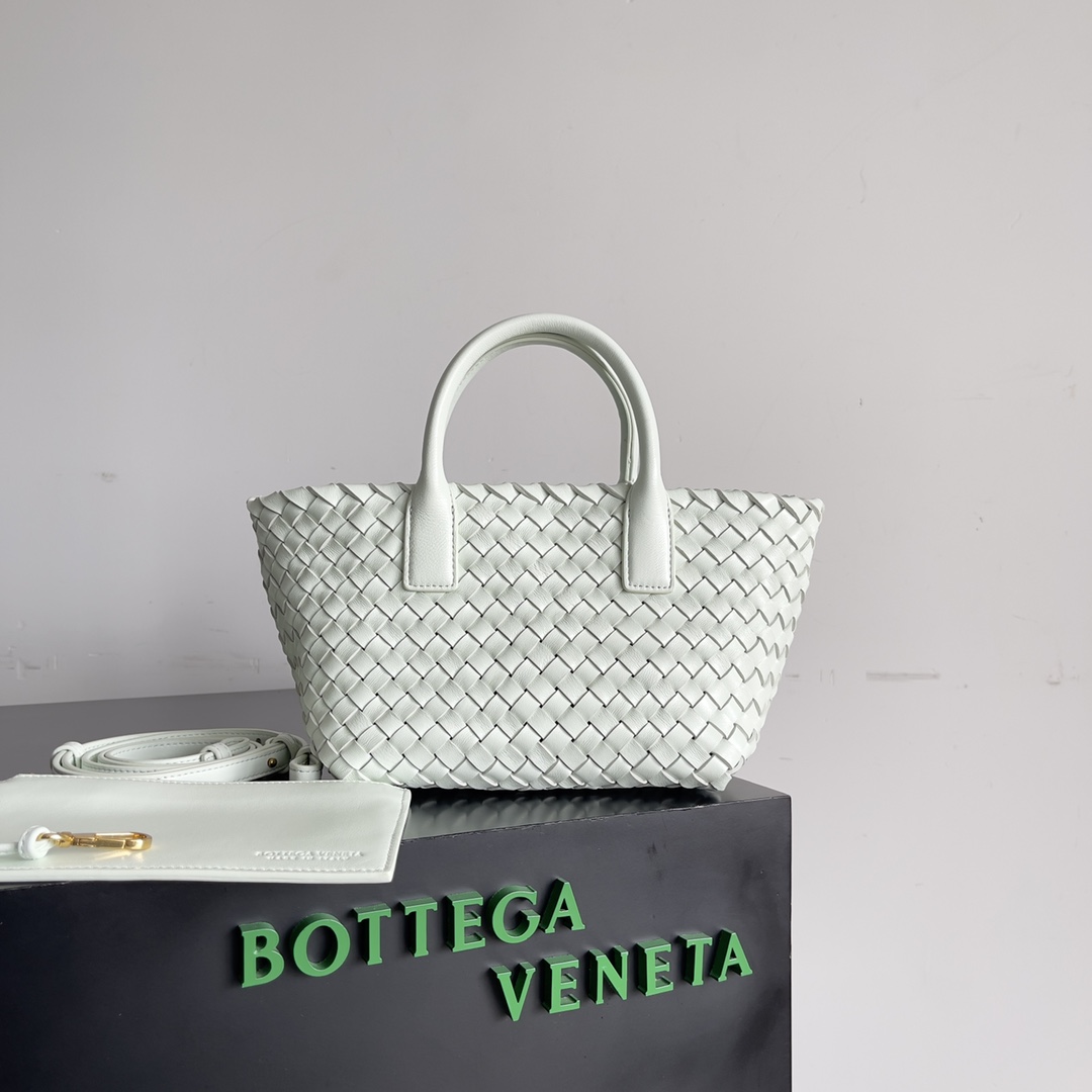 [TOP] Bottega Veneta BV Mini Cabat Bags - Light Mint Green