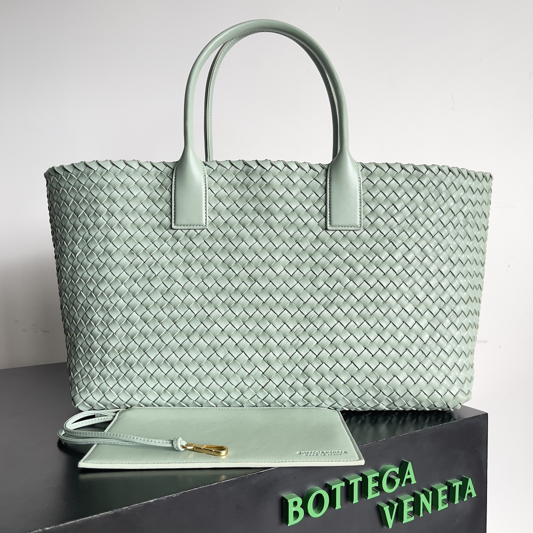 [TOP] Bottega Veneta BV Mini Cabat Bags - Mint Green
