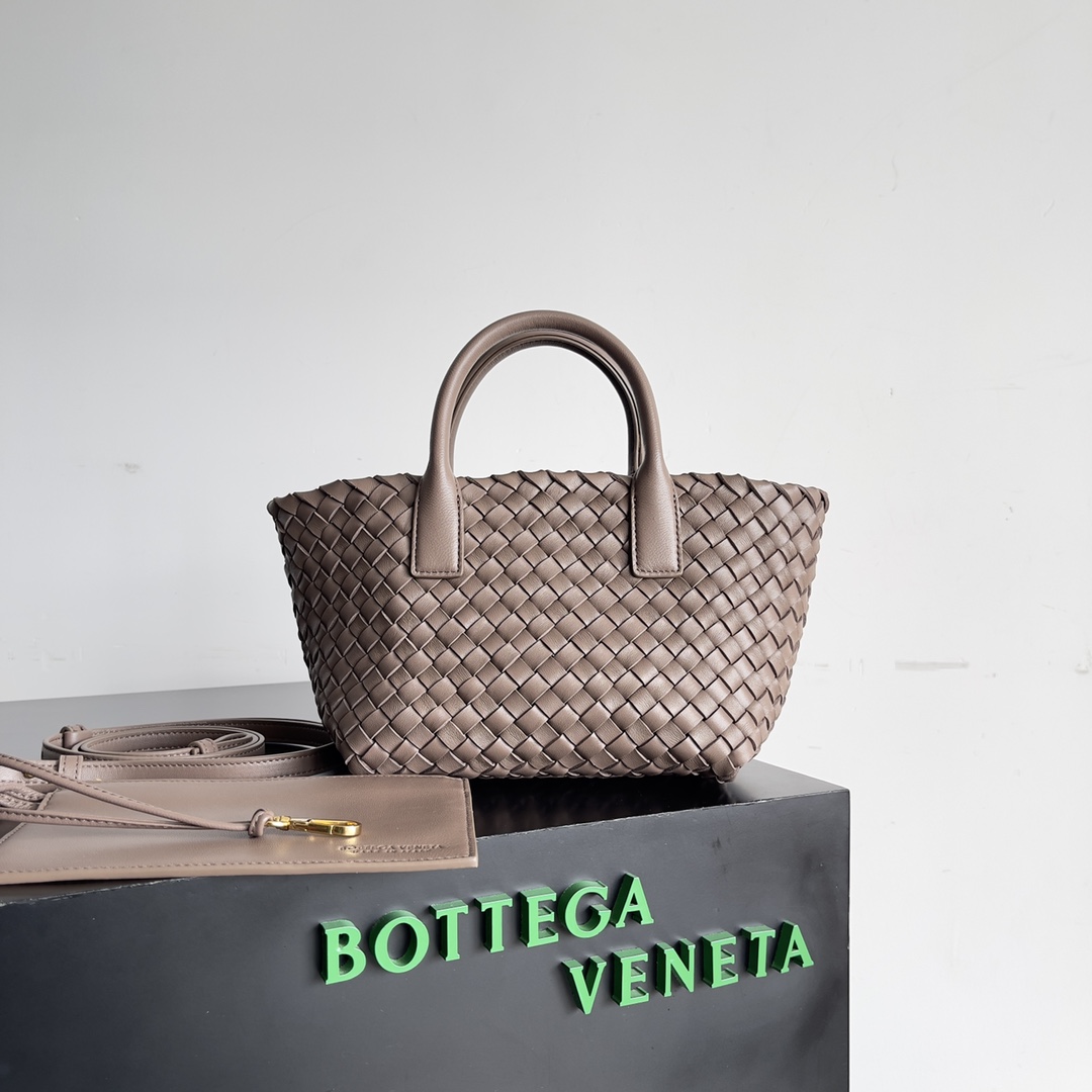 [TOP] Bottega Veneta BV Mini Cabat Bags - Khaki
