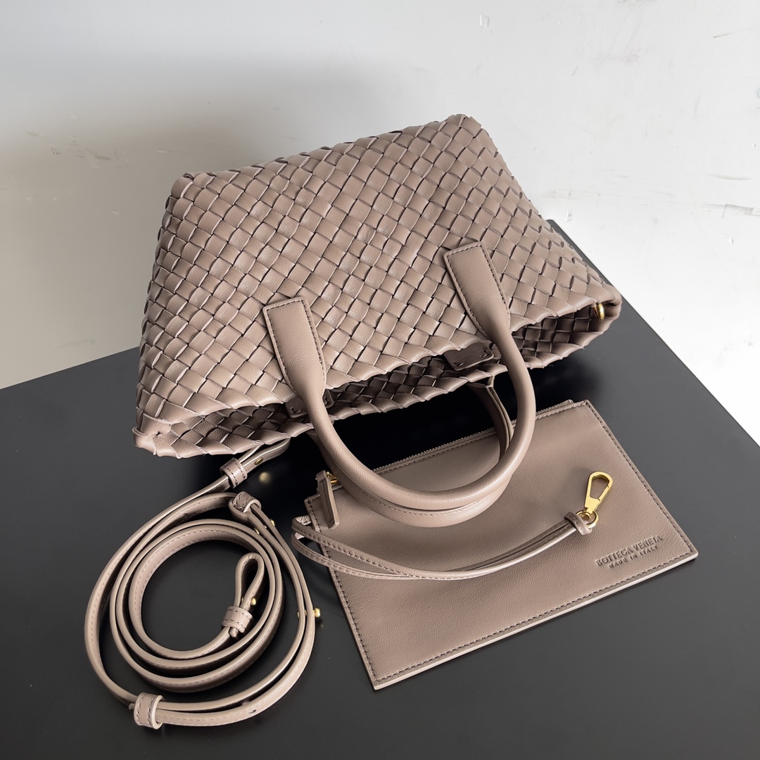 [TOP] Bottega Veneta BV Mini Cabat Bags - Khaki