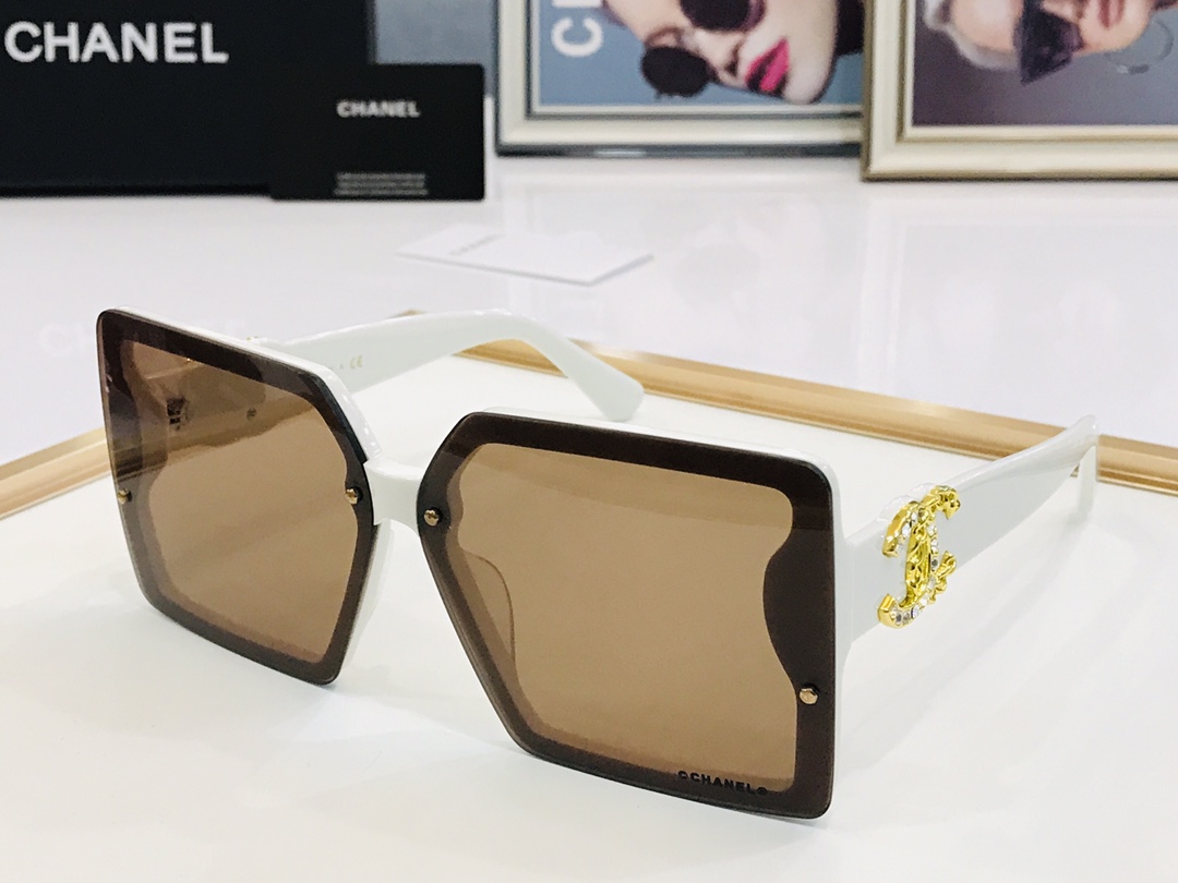 [TOP] CHANEL MODEL For All Face Shapes Sunglasses - Seven Colors