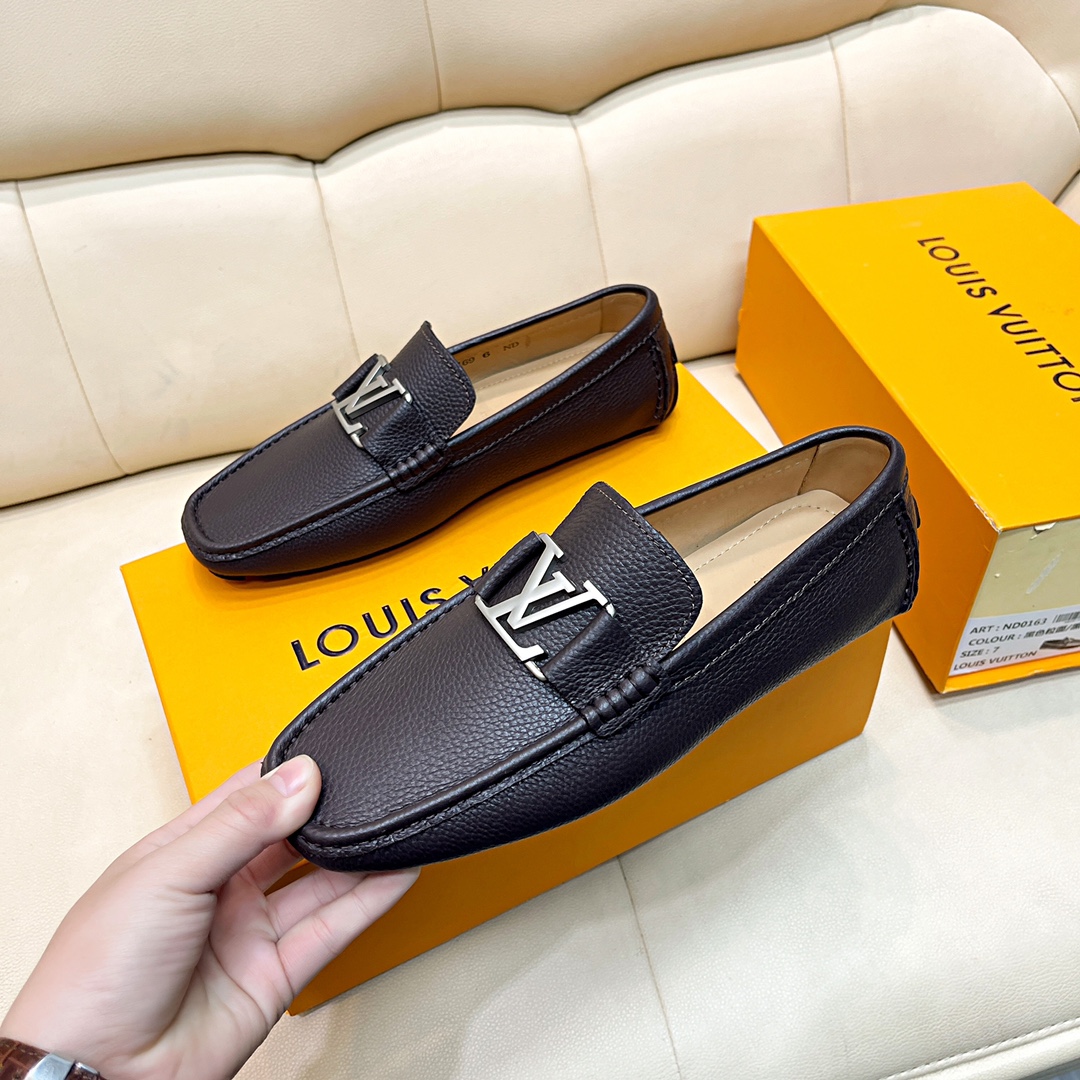 [TOP] Louis Vuitton LV LV Men's Monogram Shoes - Chocolate