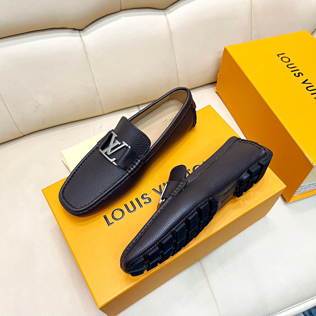 [TOP] Louis Vuitton LV LV Men's Monogram Shoes - Chocolate