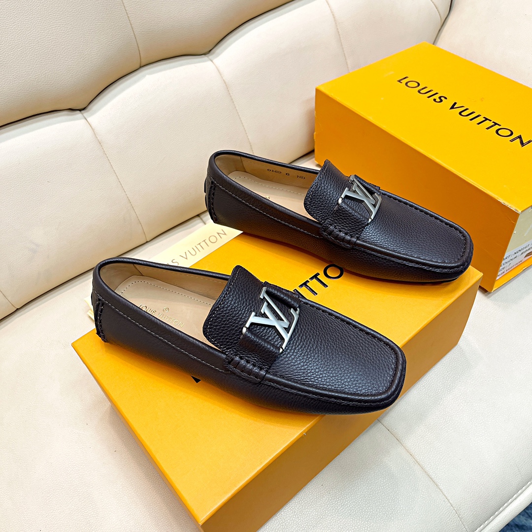 [TOP] Louis Vuitton LV LV Men's Monogram Shoes - Chocolate