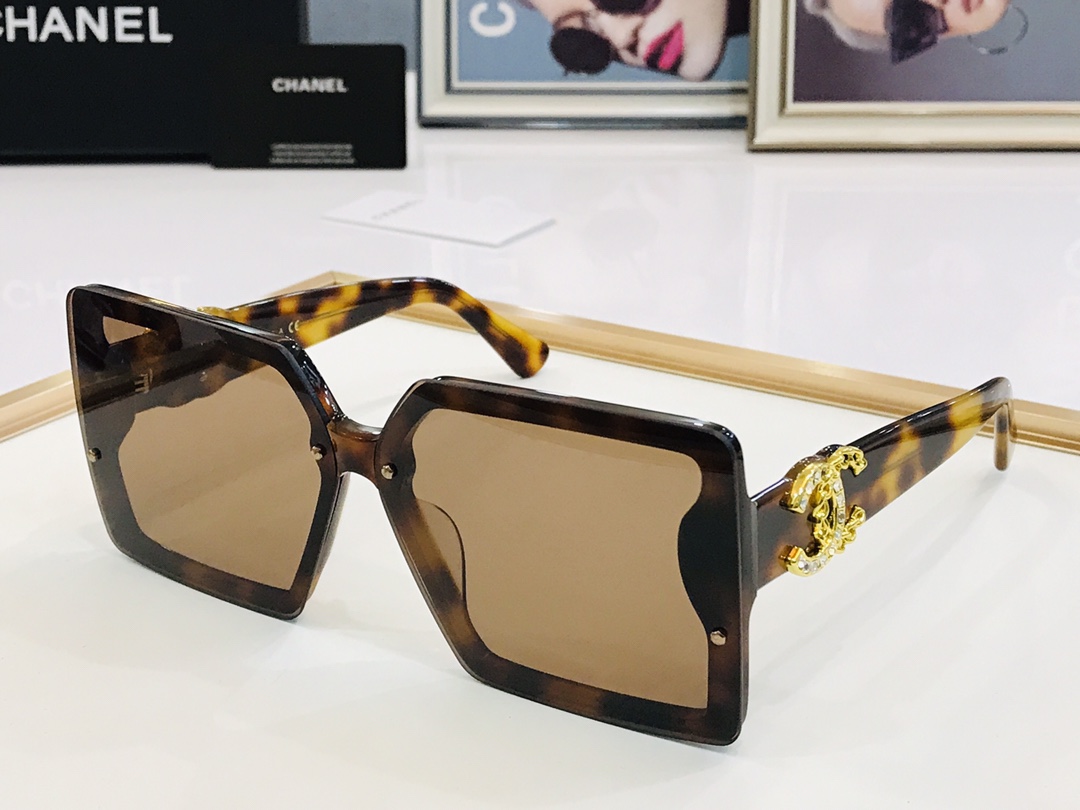 [TOP] CHANEL MODEL For All Face Shapes Sunglasses - Seven Colors