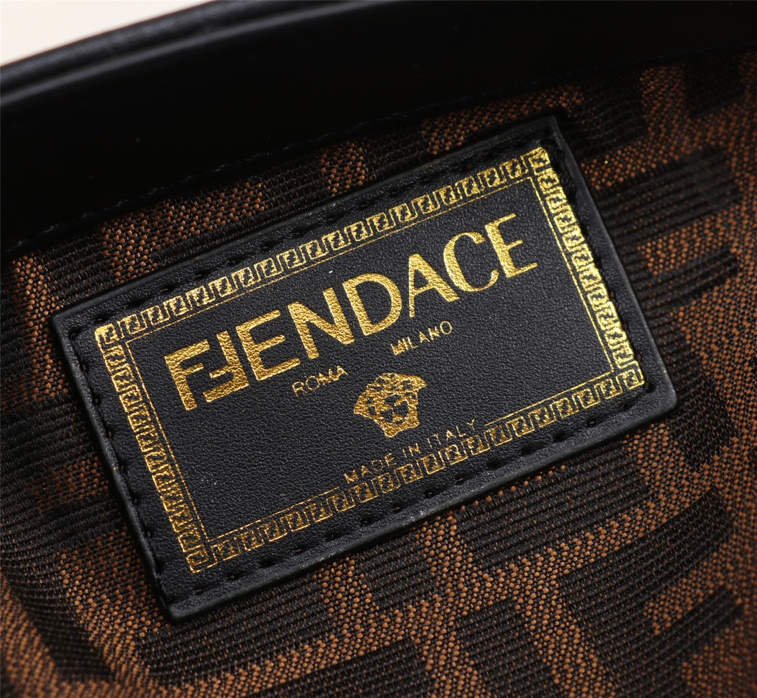 [TOP] FENDI Versace Baguette Canvas Bag - Blue