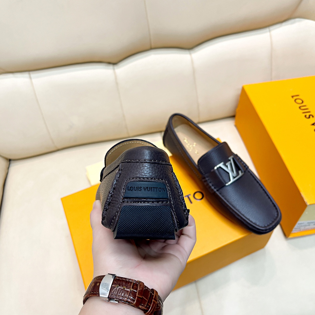 [TOP] Louis Vuitton LV LV Men's Monogram Shoes - Chocolate