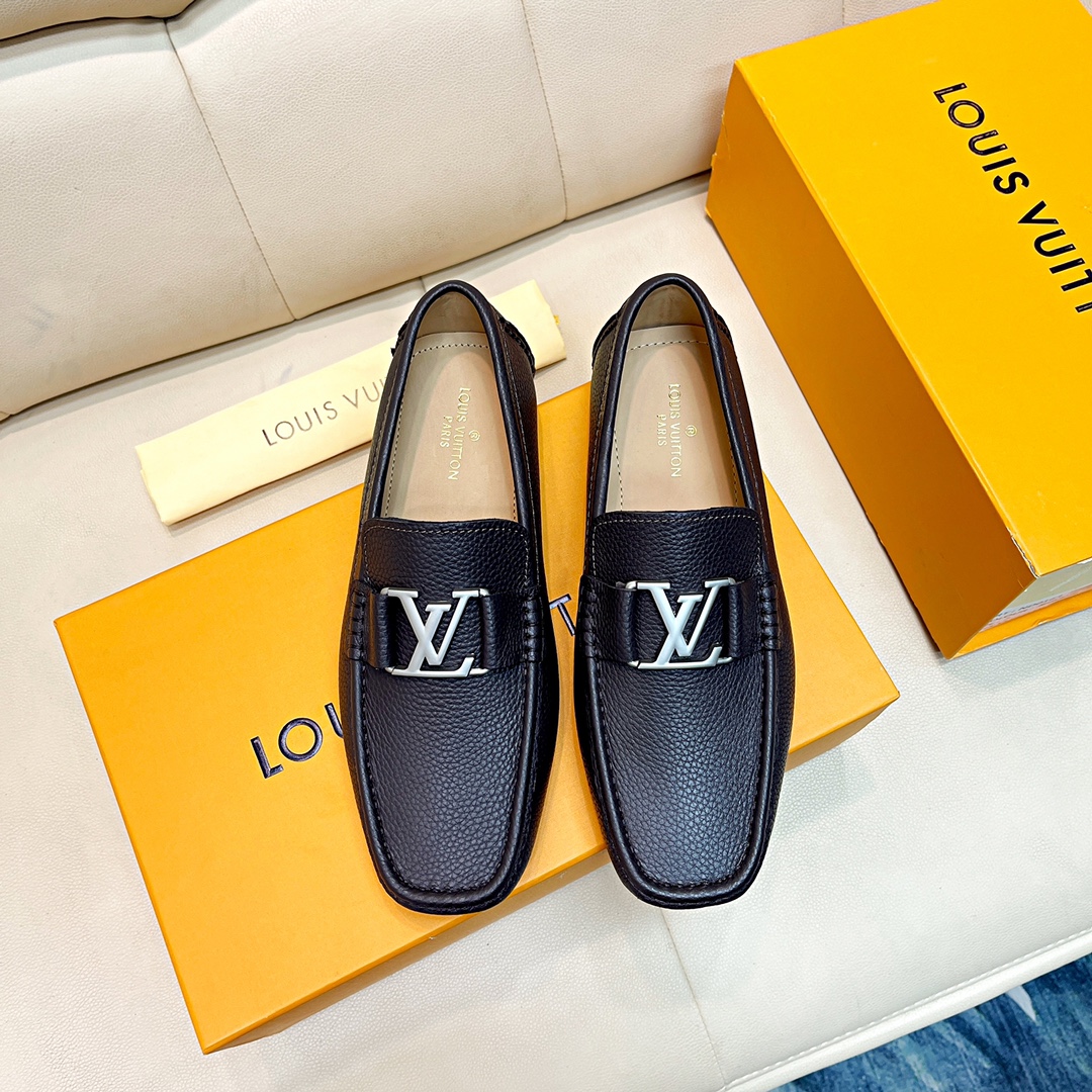 [TOP] Louis Vuitton LV LV Men's Monogram Shoes - Chocolate