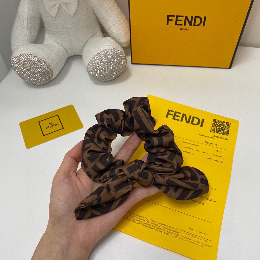 [TOP] FENDI Rabbit Ear Bow Head Rope