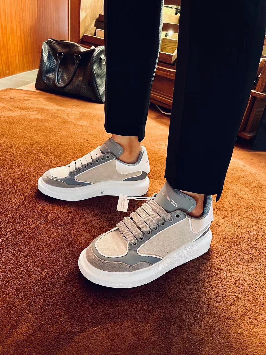 [TOP] Alexander McQueen Alexander Couple Style Sneakers - 5 Colour