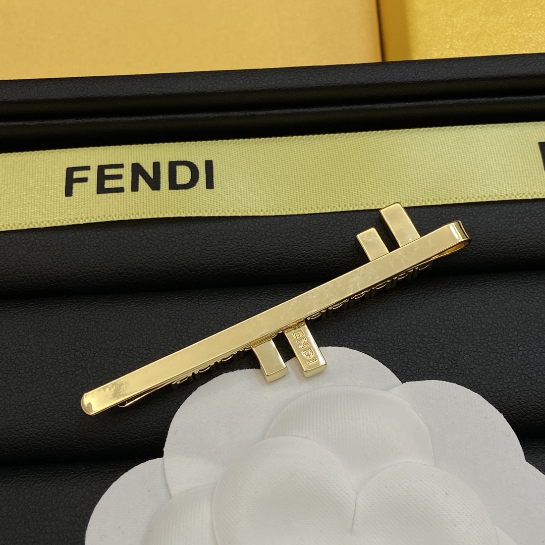[TOP] FENDI FENDI FF Motif Hairclips