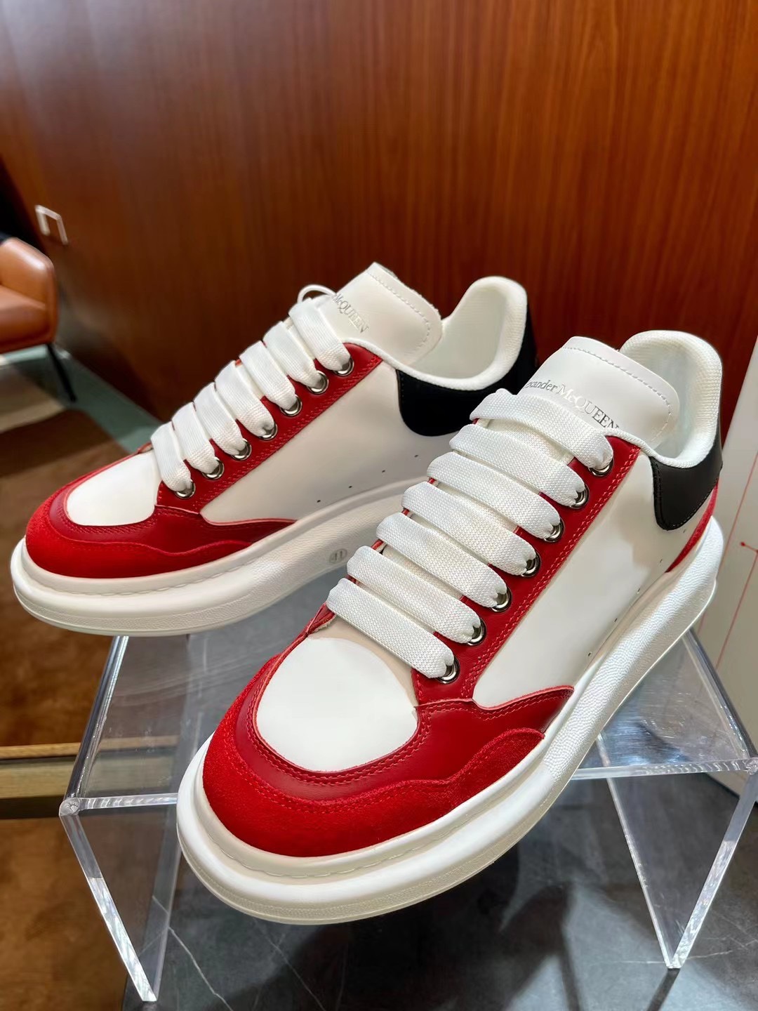 [TOP] Alexander McQueen Alexander Couple Style Sneakers - 5 Colour