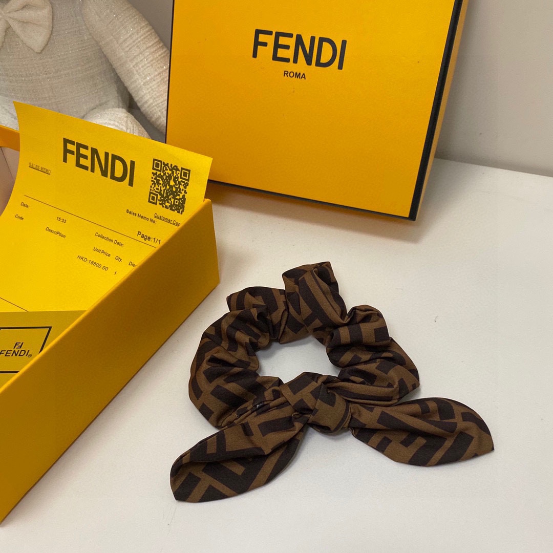 [TOP] FENDI Rabbit Ear Bow Head Rope
