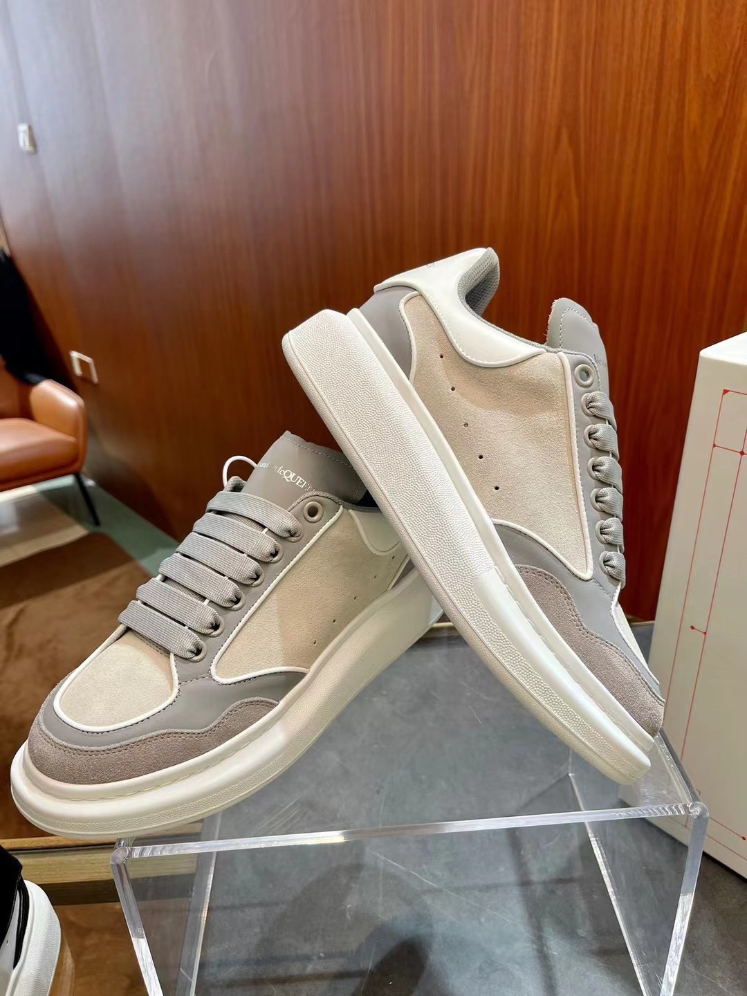 [TOP] Alexander McQueen Alexander Couple Style Sneakers - 5 Colour