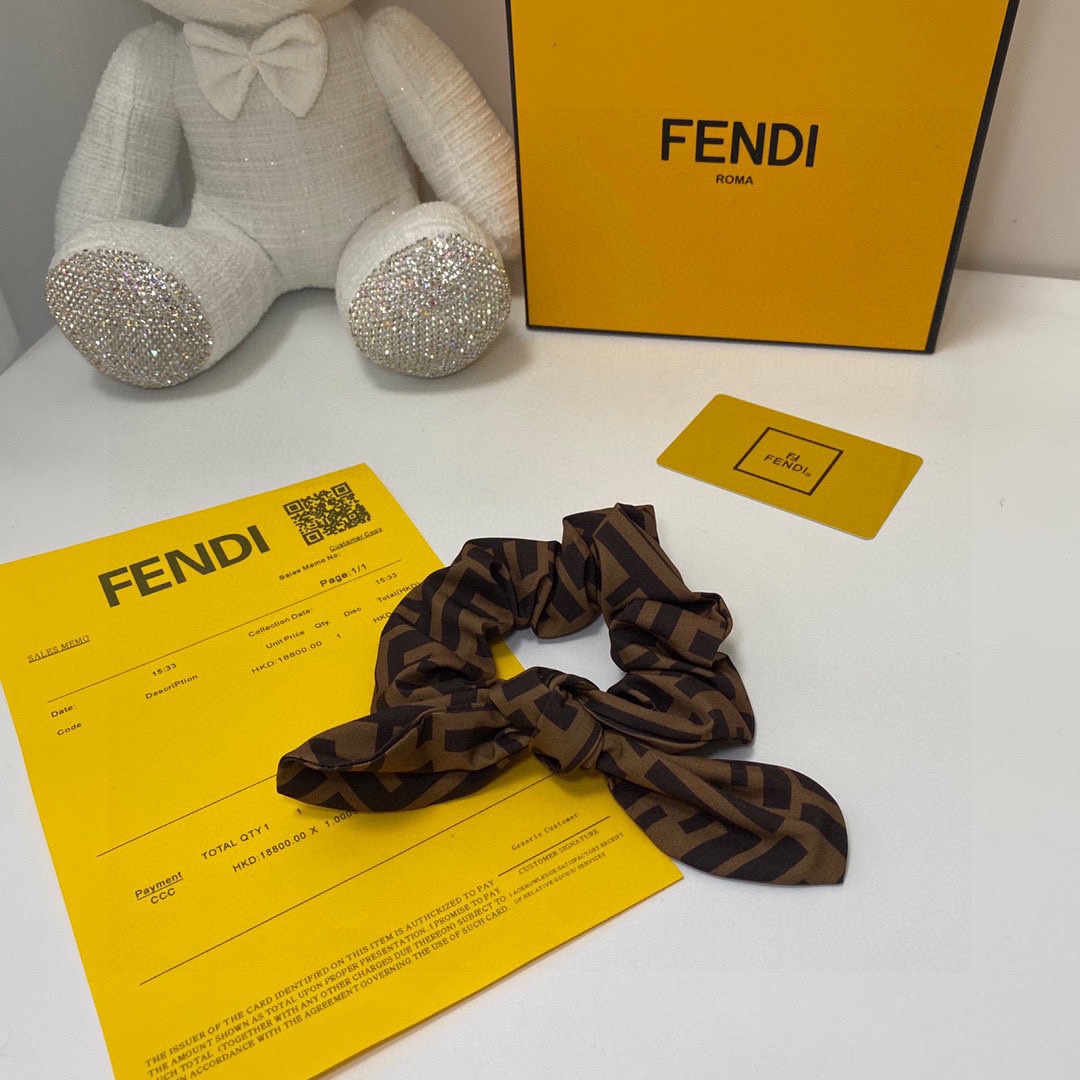 [TOP] FENDI Rabbit Ear Bow Head Rope