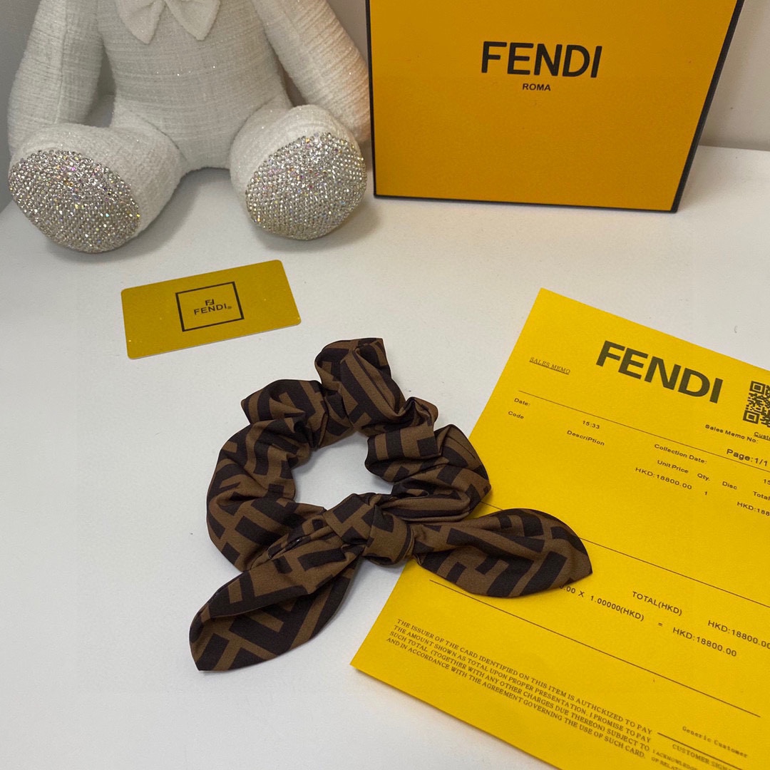 [TOP] FENDI Rabbit Ear Bow Head Rope