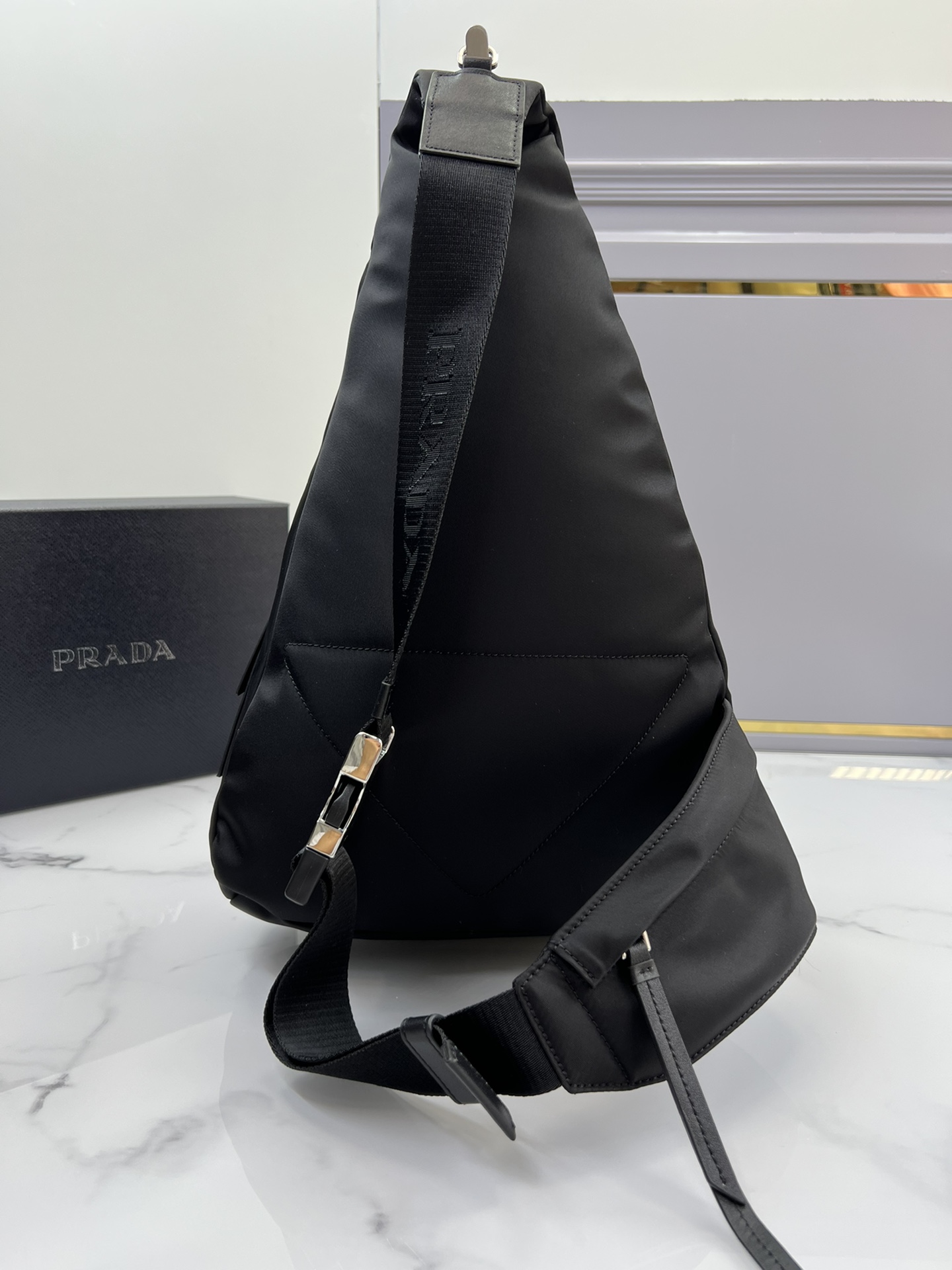 [Top] PRADA New Backpacks For Men and Women Bags 37.5x26.5 cm - Black