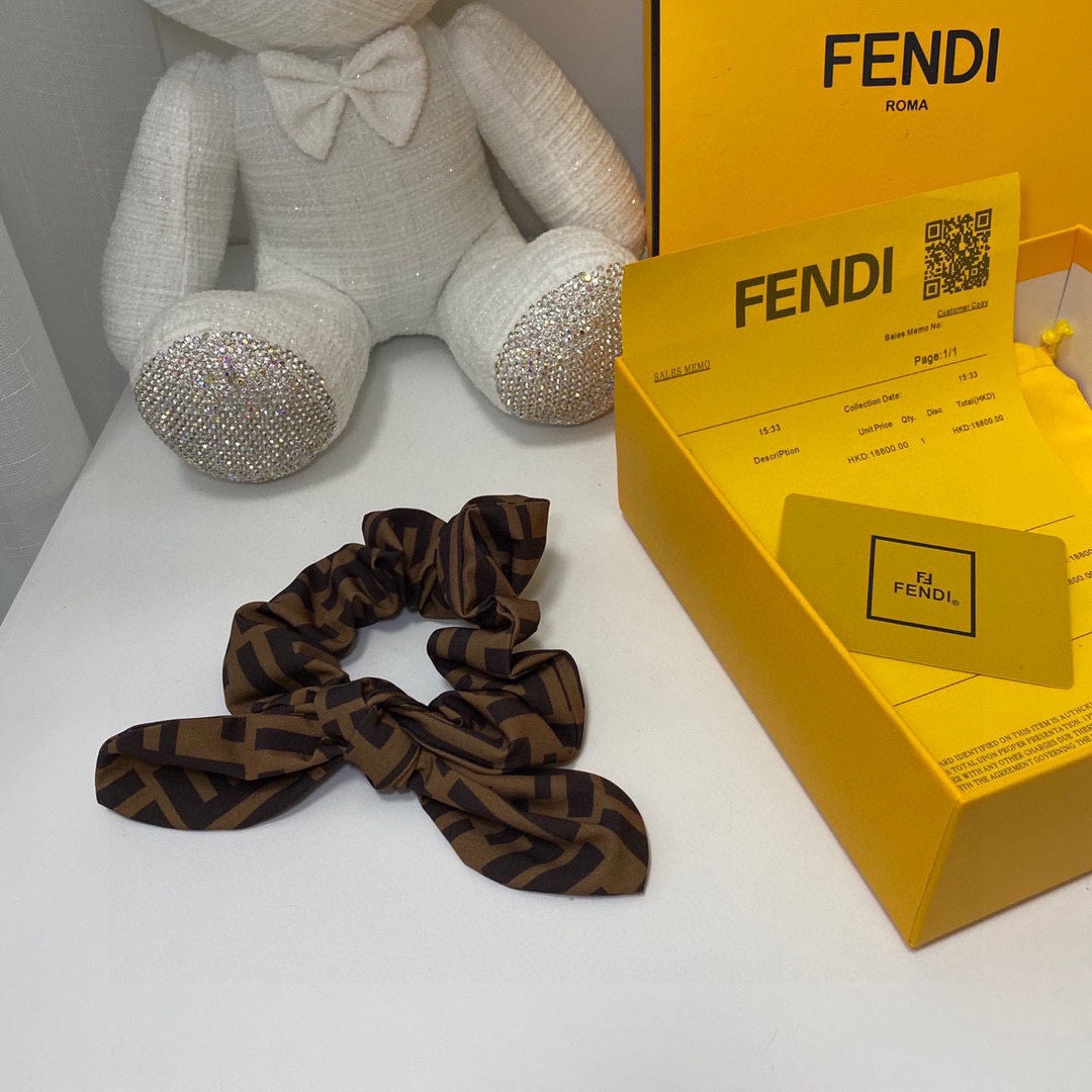 [TOP] FENDI Rabbit Ear Bow Head Rope
