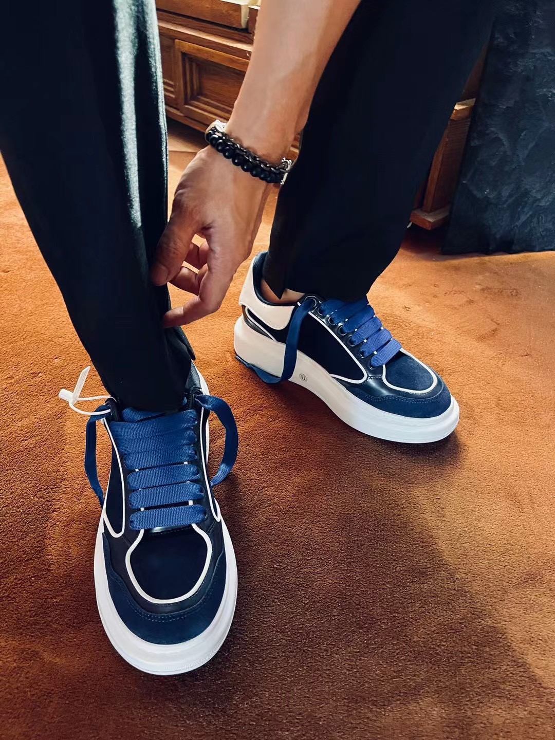 [TOP] Alexander McQueen Alexander Couple Style Sneakers - 5 Colour