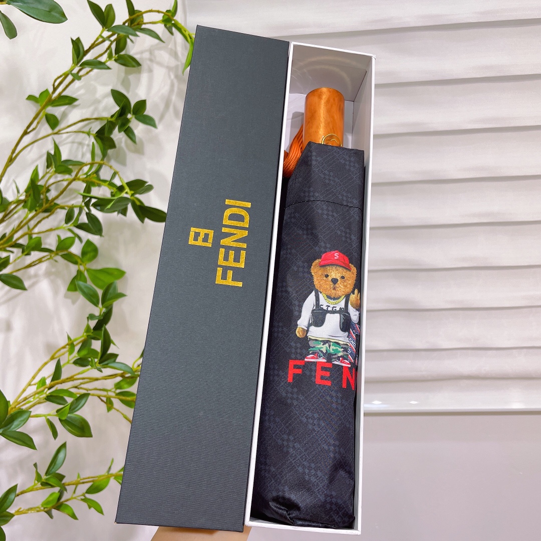 [TOP] FENDI Bear Umbrella - 2 Colors