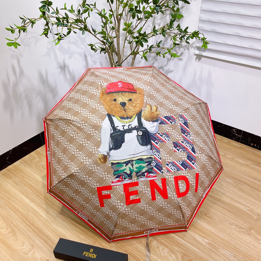 [TOP] FENDI Bear Umbrella - 2 Colors