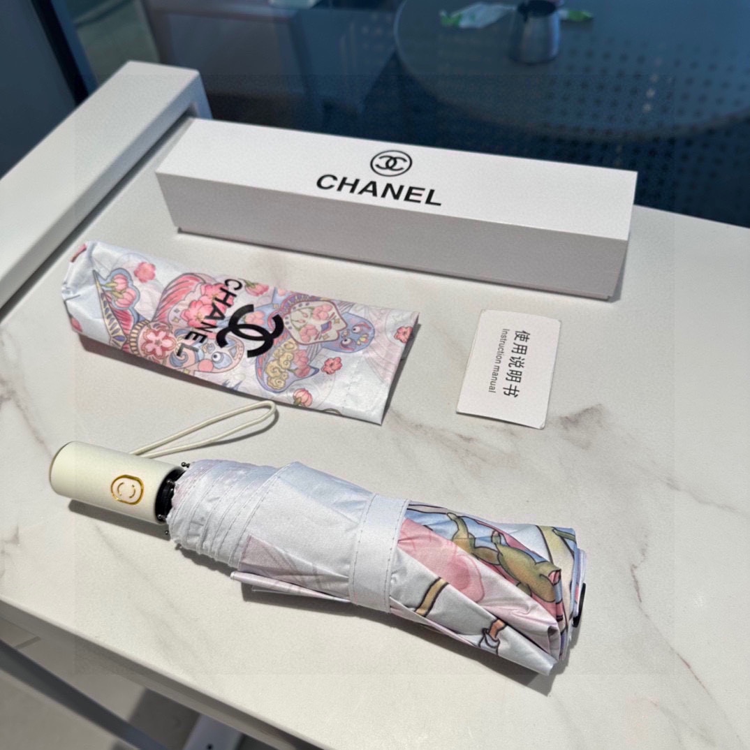 [TOP] CHANEL Flowers and Plants Umbrella