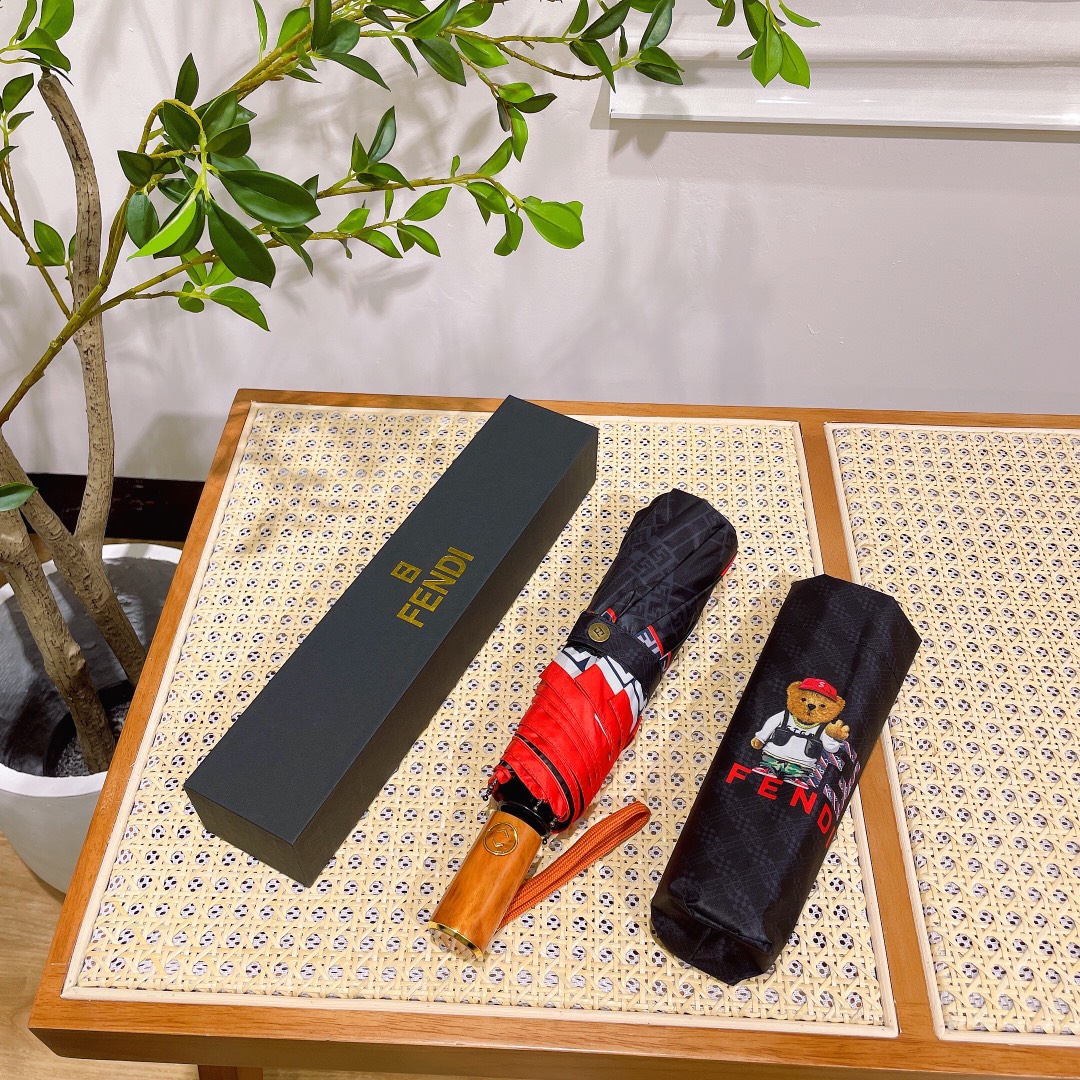[TOP] FENDI Bear Umbrella - 2 Colors